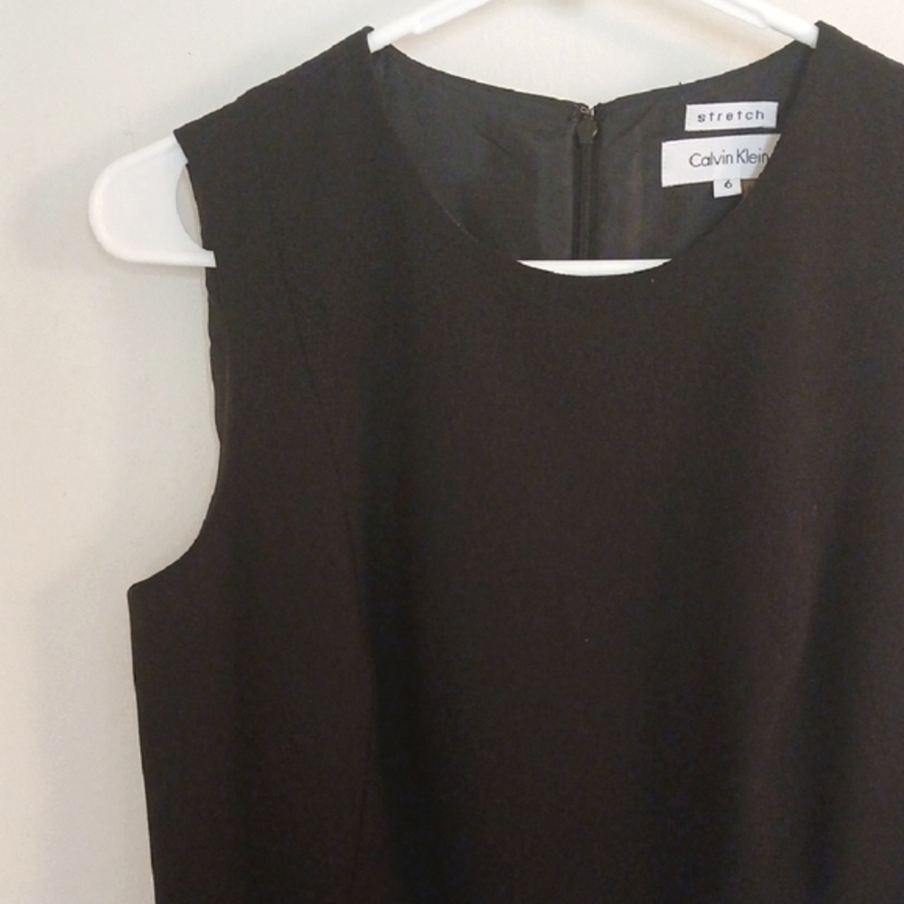 Calvin Klein Classic Black Midi Dress - Picture 5 of 12